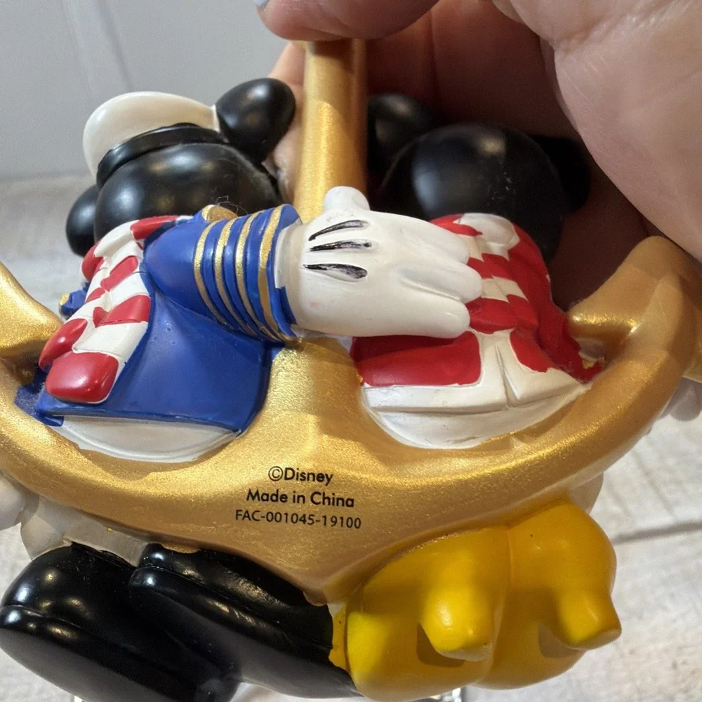 Disney Cruise Line Captain Mickey & Minnie Mouse Anchor Christmas Ornament